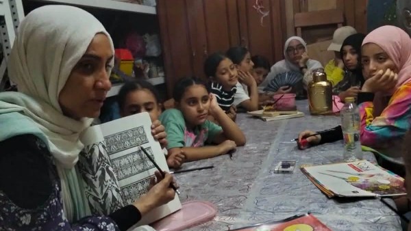 المتحف القبطي ينفذ ورشة لتعليم رسم الزخارف الهندسية