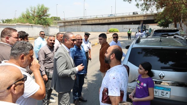محافظ الجيزة يتفقد شارع جمال الدين الأفغاني لدراسة إنشاء سوق حضاري للباعة