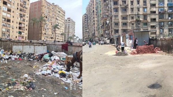 استجابة فورية لشكاوى المواطنين.. رفع المخلفات وتحسين مستوى النظافة بأحياء الجيزة