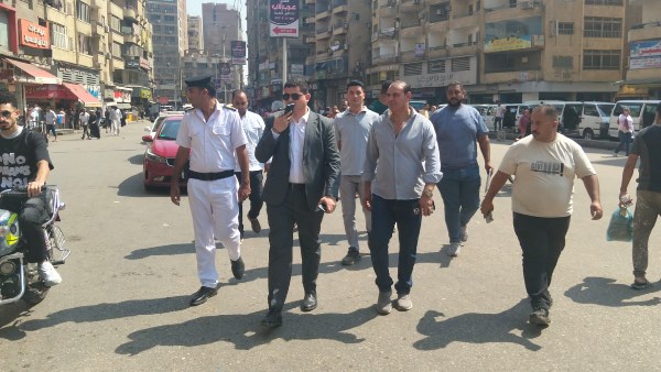 حي بولاق الدكرور يواصل حملاته لتطوير ورفع كفاءة الشوارع والمناطق الحيوية