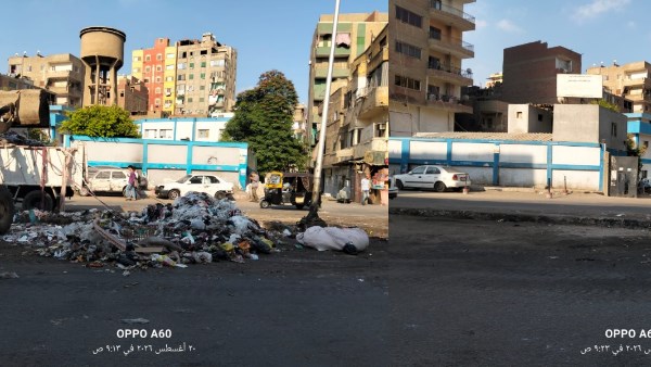 استجابة فورية للشكاوى .. نظافة الجيزة ترفع المخلفات وتطهر الشوارع من القمامة | صور