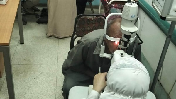 تنفيذ قافلة للرمد مجانية بمستشفى أبو النمرس المركزي لخدمة المواطنين