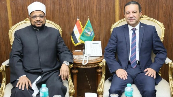 محافظ المنوفية يستقبل الأمين العام لمجمع البحوث الإسلامية لافتتاح لجنة الفتوى والمصالحات بشبين الكوم |صور
