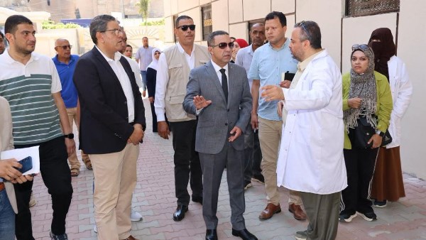 محافظ المنوفية يتفقد مستشفى الرمد الجديد للاطمئنان على جودة الخدمات الطبية