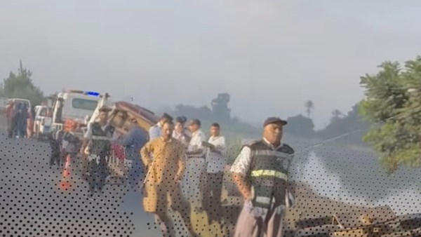 بالأسماء.. مصـ ـرع وإصـ ـابة 21 في حـ ـادث انقـ ـلاب ميكروباص على طريق كفر داود السادات