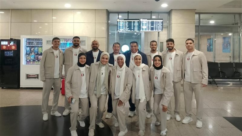 بعثة الكاراتيه تغادر إلى إيطاليا للمشاركة في دورة ألعاب البحر المتوسط
