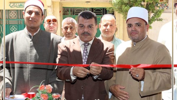 رئيس مدينة بني سويف يفتتح تطوير مسجد الرحمن خلف التأمين الصحي
