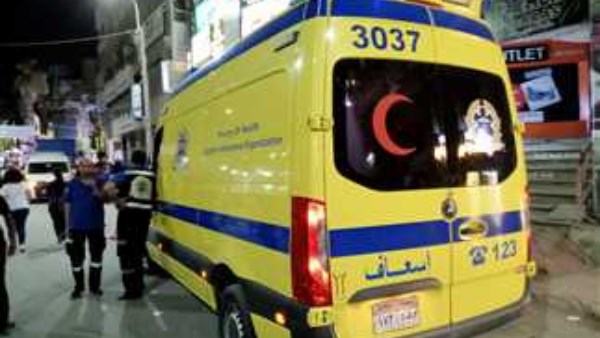 إصابة 3 أشخاص في حادث تصادم دراجة نارية وسيارة بميت تمامة بالدقهلية