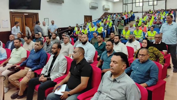 مديرية العمل.. «سلامتك تهمنا» مبادرة للعاملين بشركة مياه الشرب والصرف الصحي بالمنيا