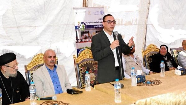 نائب محافظ المنيا يشهد إطلاق 40 مشروعًا صغيرًا للأسر بـ دير الجرنوس