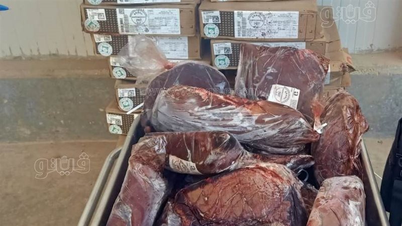 ضبط 740 كيلو لحوم ودواجن غير صالحة في حملات مكثفة بأسوان (صور)