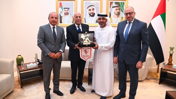 وفد من الزمالك يزور سفير الإمارات بالقاهرة لتعزيز التعاون الرياضي