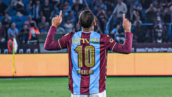 محمد صلاح يضيف الهدف الثاني لـ طرابزون سبور فى شباك باشاك شهير