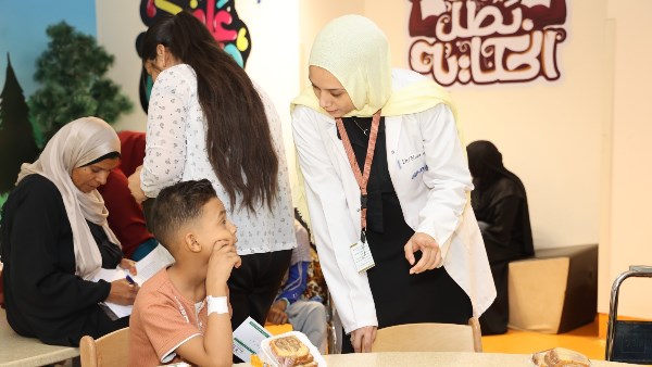 حفل ترفيهي لرسم البسمة على وجوه محاربي السرطان الصغار بالصعيد