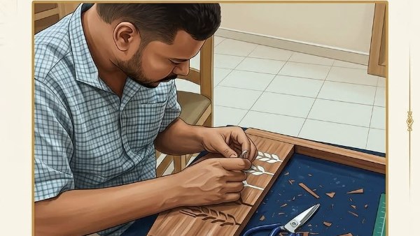 تدريبات عملية في ورشة “أشغال الخشب” بثقافة الأقصر