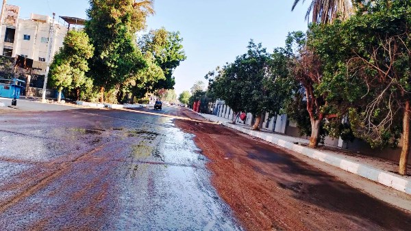 حملة لرفع كفاءة المطبات الصناعية وتحسين مستوى الخدمات بنصر النوبة