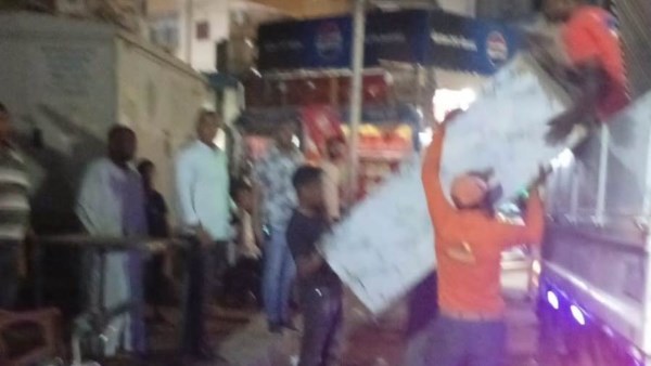 حملة مكبرة لرفع الإشغالات بمناطق نيابة المرور وسويقة العقاد بأسوان