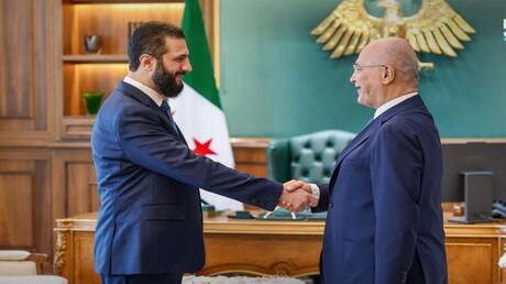 الشرع يبحث مع برهم صالح عودة اللاجئين والتعافي المبكر في سوريا