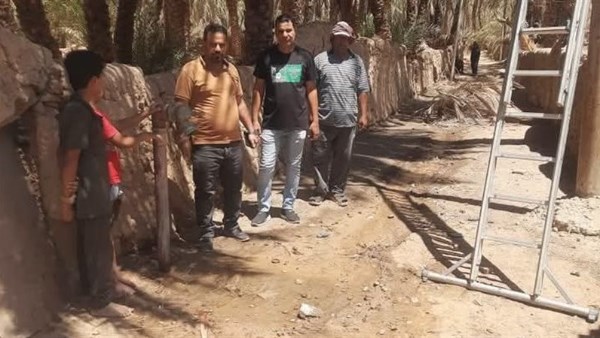 ضبط مواطنين استغلوا شبكة الإطفاء في ري النخيل بالوادي الجديد