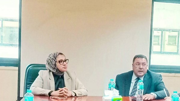 محافظ الوادي الجديد يبحث مشروع ربط كهرباء الفرافرة بالشبكة القومية