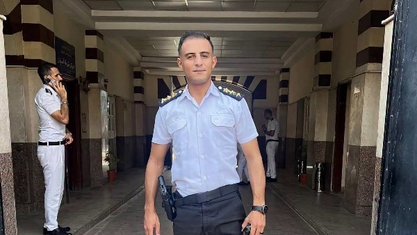 إصابة ضابط شرطة في حادث اصطدام  سيارة بتمركز أمني بالعلمين