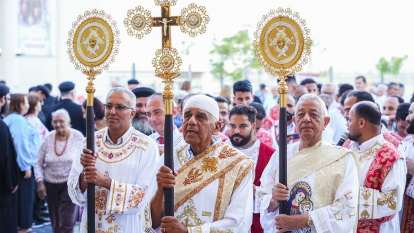 افتتاح كنيسة السيدة العذراء والشهيد مارجرجس والأمير تادرس بالعلمين الجديدة