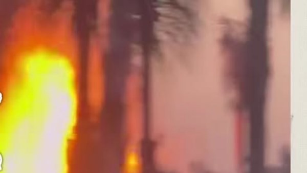 حريق هائل في بورتو مارينا على البحر المتوسط بالساحل الشمالي| تفاصيل