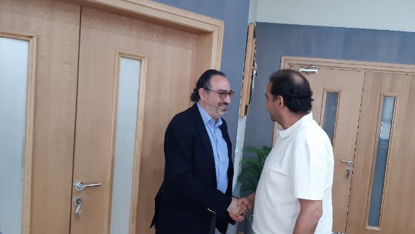 رئيس جامعة بورسعيد يبحث التعاون مع مدير المشاركة العالمية بائتلاف تكساس الدولي