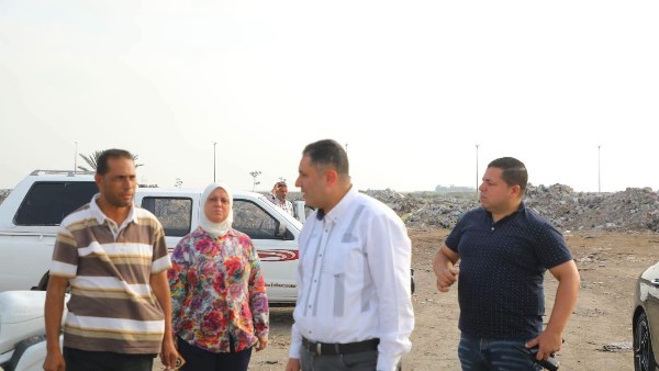 إخلاء أماكن تجميع القمامة بشطا ورأس البر