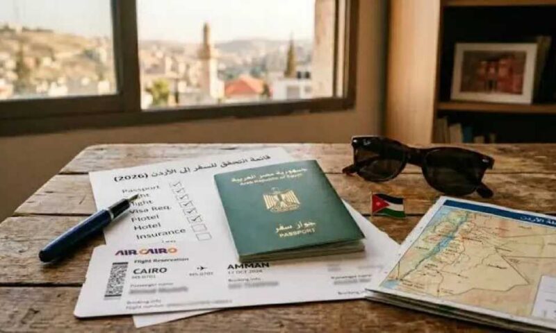 فيزا الأردن للمصريين 2026: الشروط والأوراق ومدة الإقامة