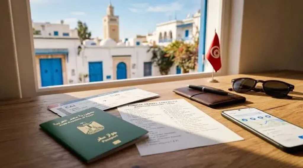 فيزا تونس للمصريين: الشروط
