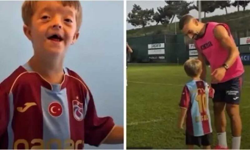 محمد صلاح يفاجئ مشجعه إسحاق كيرني بلقاء مؤثر في طرابزون سبور