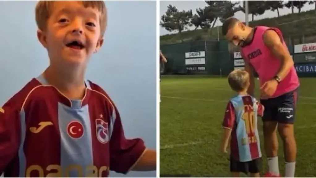 محمد صلاح يفاجئ مشجعه إسحاق كيرني بلقاء مؤثر في طرابزون سبور