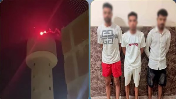 «عيد ميلاد فوق صهاريج المياه».. إحالة فني بشركة مياه القليوبية للتحقيق