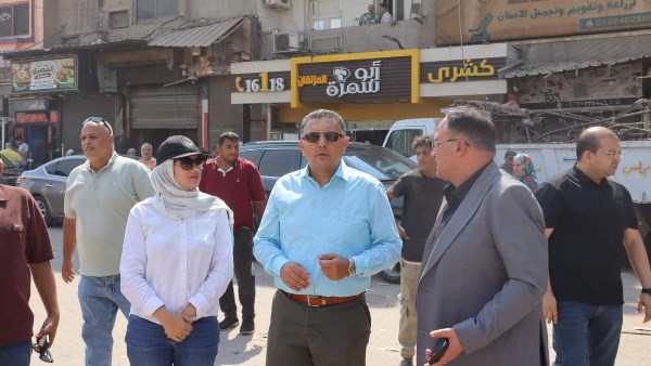 محافظ القليوبية يتابع مخطط إعادة تنظيم الحركة المرورية بقليوب