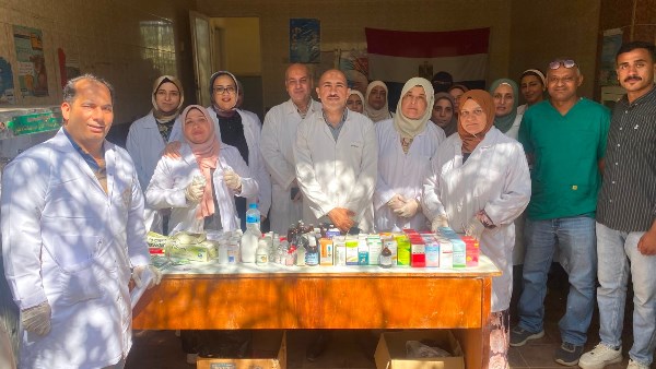 جامعة بنها تنظم قافلة بيطرية مجانية بقرية بطا