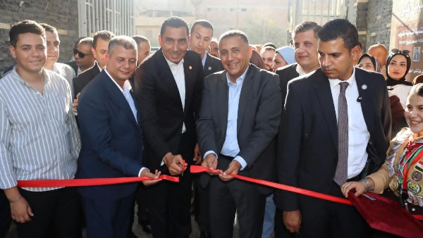 وزير الشباب والرياضة ومحافظ القليوبية يفتتحان عددا من المنشآت الرياضية بمركز التنمية الشبابية بقليوب