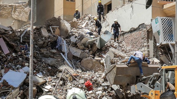 انهيار منزل على شخصين أثناء التنقيب عن الآثار بميت كنانة في طوخ
