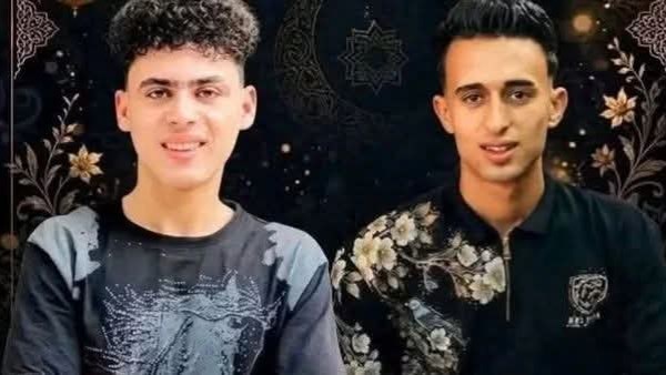تشييع جثامين شابين أبناء عمومه بقرية أبو الغيط لقيا مصرعهما في حادث تصادم