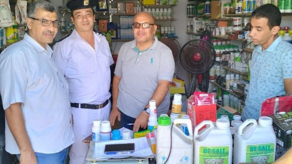 زراعة الشرقية تشن حملة مكبرة لضبط تداول المبيدات والتصدي للمخالفات بفاقوس