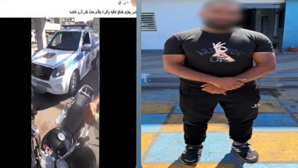 القبض على قائد دراجة نارية ادّعى تحرير مُخالفة ضده لم يرتكبها