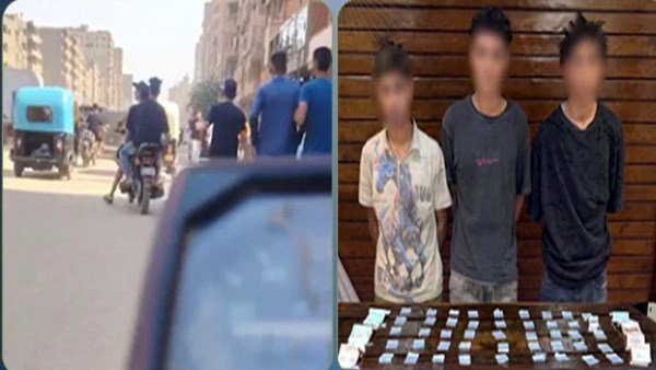 راكبين موتوسيكل.. القبض على 3 أشخاص يروجون المخدرات بشبرا الخيمة