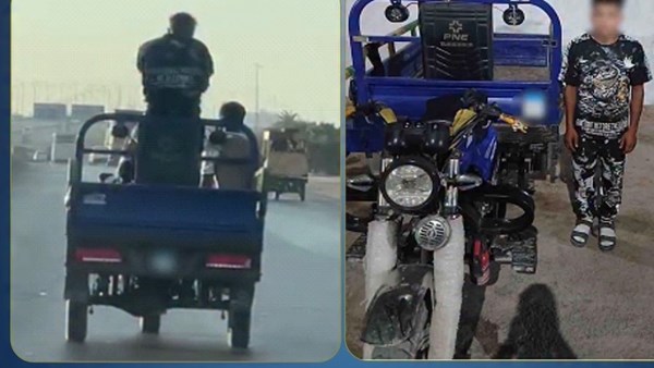 القبض على شخص استعرض بتروسيكل بالإسكندرية