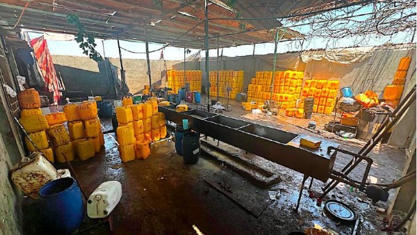 ضبط 83 ألف لتر زيوت طعام مجهولة المصدر داخل مصنع بالمنوفية