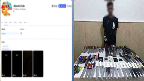 أون لاين.. القبض على أدمن صفحة لبيع الأسلحة البيضاء