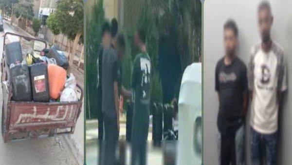 جراكن في التروسيكل.. القبض على شخصين يبيعان البنزين بالسوق السوداء