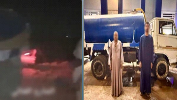 القبض على المتهمين بتفريغ سيارة محملة بالصرف الصحي في مجرى مائي بقنا