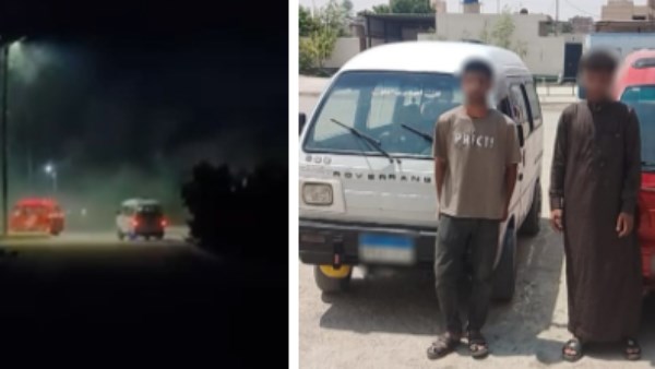 القبض على شخصين إستعرضا بسياراتهما في شمال سيناء