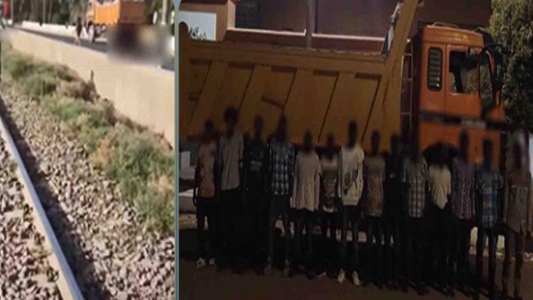 معهمش إقامات .. القبض على 14 شخص أفريقى حاولوا الهرب من ارتكاز أمنى بأسوان