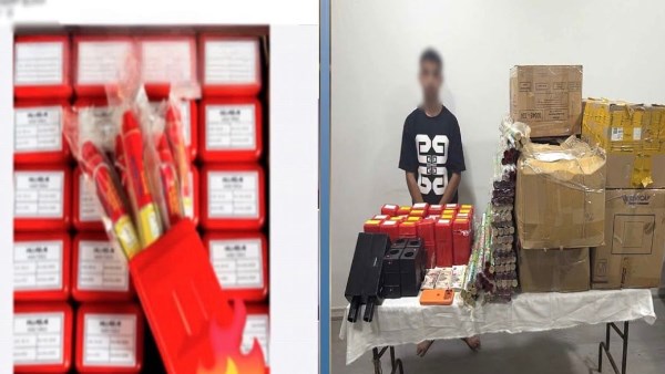 القبض على أدمن صفحة لبيع الألعاب النارية
